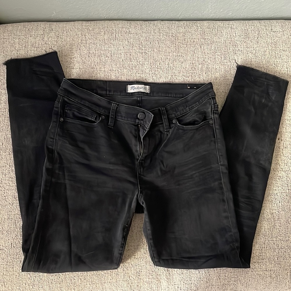 Madewell womens skinny skinny black jeans
